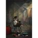 A Boy Posed Reading Old Books - Victoria British Columbia Canada Poster Print 22 x 34 - Large