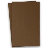 Metallic BRONZE 11X17 (Ledger) Paper 105C Cardstock - 100 PK -- Pearlescent 11-x-17 Metallic Card Stock Paper - Great for Business Card Making Designers & More