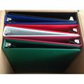 Assorted Colors of Vinyl 3-Ring Binders 1-Inch for 8.5 x 11 Sheets with Inside Pockets 6-PACK