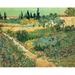 20 x16 Fine Art Quality Poster :: Garden with flowers by Vincent van Gogh Vincent van Gogh Painting