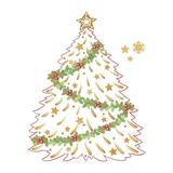 Deck the Halls Christmas Tree by Annie LaPoint (18 x 24)