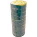 Green Electrical Tape 3/4 X 66 Ft Roll 7 Mil (10 Pack)