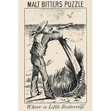 Buyenlarge 'Where is Little Buttercup?' by Malt Bitter Company Graphic Art, Glass in Black | 36 H x 24 W x 1.5 D in | Wayfair 0-587-24856-4C2436