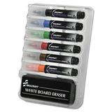 752001 Dry Erase Marker Kit with Organizer Chisel Tip - Set of 6
