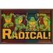 Nickelodeon Teenage Mutant Ninja Turtles - Radical Wall Poster 22.375 x 34 Framed