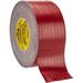 3M 3 x 55m Red Duct Tape 12.1 mil Rubber Adhesive Polyethylene Film Backing 36 Lb/ln Tensile Strength 200Â°F Max Series 8979N