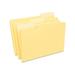 Staples Colored Top-Tab File Folders 3 Tab Yellow Legal Size 100/Pack TR224576/224576