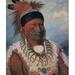 Posterazzi White Cloud Chief of the Iowas George Catlin 1794-1872 American Oil on Canvas National Gallery of Art Washington DC Poster Print - 18 x 24 in.