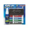 Low-Odor Dry Erase Marker Starter Set Broad Chisel Tip Assorted Colors 4/Set