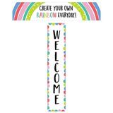 Creative Teaching Press CTP10439 Rainbow Doodles Welcome Banner Multi Color - Grade K