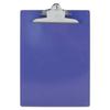 Recycled Plastic Clipboard with Ruler Edge 1 Clip Capacity Holds 8.5 x 11 Sheets Purple | Bundle of 2 Each