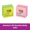 Post-it Dispenser Pop-up Notes 3 in x 3 in Mixed Bright Colors 5 Pads