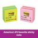Post-itÂ® Dispenser Pop-up Notes 3 in. x 3 in. Alternating Bright Colors 5 Pads/Pack Mixed Case