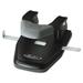 Swingline 28-Sheet Comfort Handle Steel Two-Hole Punch 1/4 Holes Black/Gray