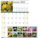 House of Doolittle EarthScapes Flowers Photo Wall Calendar - Julian Dates - Daily Weekly Monthly - 12 Month - January 2023 till December 2023 - 1 Month Single Page Layout - 2.1 | Bundle of 2 Each