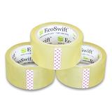 EcoSwift Brand Premium 1.88 in. x 55 yd. Clear Packing Packaging Tape 1.6 Mil 5-Pack