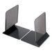 Metal Mesh Bookends Nonskid 5.38 x 5.38 x 6.75 Black 1 Pair | Bundle of 10 Pairs