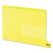 Smead Colored Poly Out Guides With Pockets 1-3-Cut End Tab Out 8.5 X 11 Yellow 25-Box