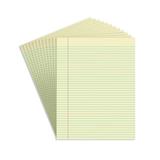 Staples Notepads 8.5 x 11 Narrow Canary 50 Sh./Pad 12 Pads/PK (11296) 246801