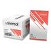 Universal UNV28110 11 in. x 17 in. 92 Bright 20 lbs. Bond Weight Copy Paper - White (5 Reams/Carton)