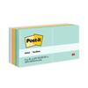 Post-it Notes Original Pads in Beachside Cafe Collection Colors 3 x 3 100 Sheets/Pad 12 Pads/Pack
