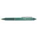 Pilot FriXion Clicker Erasable Gel Ink Retractable Pen Green Ink .7mm Dozen -PIL31476