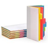 6 Pack Sticky Notepads with Dot Graph Paper 6 Index Tabs (3x5 in 360 Sheets)