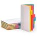 6 Pack Sticky Notepads with Dot Graph Paper 6 Index Tabs (3x5 in 360 Sheets)