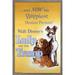 Disney Lady and The Tramp - One Sheet Wall Poster 14.725 x 22.375 Framed