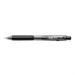 Pentel : WOW! Retractable Ballpoint Pen Black Barrel Black Ink Medium Point 12/Pk -:- Sold as 2 Packs of - 12 - / - Total of 24 Each