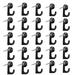 CHAOMA 50 PCS Decorative Hook-shaped Thumbtack 2-in-1 Push Pin for Maps Wall Felts