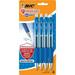 BIC PrevaGuard Gel-ocity Gel Pen - 0.7 mm Pen Point Size - Blue Gel-based Ink - 4 / Pack | Bundle of 2 Packs