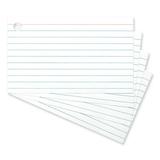 Universal UNV47300 3 in. x 5 in. Ring Index Cards - Ruled White (3/Pack)