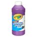 Crayola Washable Paint Violet 16 oz. Set of 6 bottles