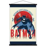 DC Comics Batman - Gotham City s Dark Knight Wall Poster with Wooden Magnetic Frame 22.375 x 34