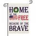 American Flag Veterans Day Soldier Military Garden Yard Flag 12 x 18 Double Sided America Flag Eagle USA Memorial Day 4Th July Independence Day Decorative Garden Flag Banner