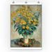Jerusalem Artichoke Flowers - Masterpiece Classic - Artist: Claude Monet c. 1880 (24x36 Giclee Gallery Print Wall Decor Travel Poster)