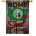 State Washington Home Sweet House Flag States 28 X40 Double-Sided Yard Banner