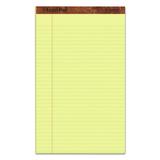 The Legal Pad Plus Ruled Perforated Pads With 40 Pt. Back Wide/legal Rule 50 Canary-Yellow 8.5 X 14 Sheets Dozen | Bundle of 5 Dozen