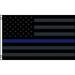 Thin Blue Line Blackout American Flag 3x5 ft US USA Police SWAT Team Black Out