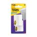 Solid Color Tabs 1/5-Cut White 2 Wide 24/Pack | Bundle of 10 Packs