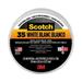 2PK 3M Scotch 35 Vinyl Electrical Color Coding Tape 3 Core 0.75 x 66 ft White (10828)