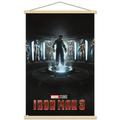 Marvel Iron Man 3 - Armor One Sheet Wall Poster with Wooden Magnetic Frame 22.375 x 34