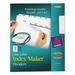 Avery Index Maker Clear Label Divider - 15 per pack