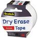 Scotch 1905R-DE-WHT Dry Erase Tape White 1.88-Inch x 5-Yard