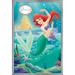 Disney The Little Mermaid - Ariel - Swimming Pose Wall Poster 22.375 x 34 Framed