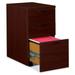 HON 10500 Series Mobile /Box/File Pedestal - 3 x Drawer(S) Ball-Bearing Suspension - Mahogany - Laminat