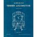 Locomotive Blueprint II Poster Print by Wild Apple Portfolio Wild Apple Portfolio (24 x 36)