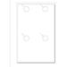 Door Hangers (5.5 x 8.5 ) 4-UP on 17 x 11 White 65lb Cover Paper - 250 Sheets