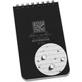 Rite in the Rain Weatherproof Top-Spiral Notebook 3 x 5 Black Cover Universal Pattern (No. 735)